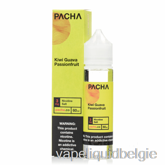 Vape België Kiwi Guave Passievrucht - Pacha - 60ml 3mg